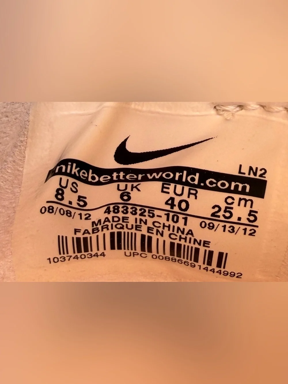 Nike Lunar Summer Lite Women's Spike-less Golf Shoe Women's Size 8.5 Peach Coral